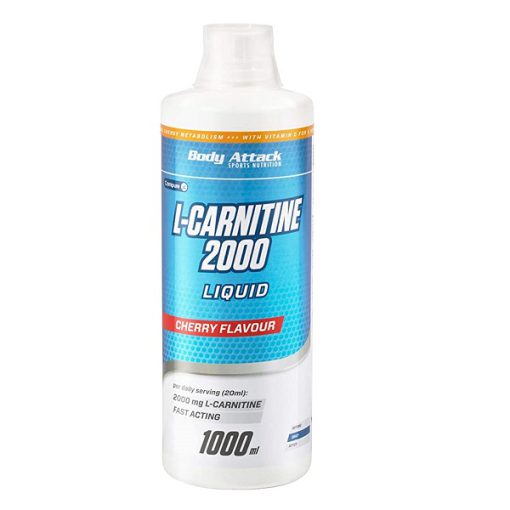 ال کارنیتین 2000 مایع بادی اتک یک لیتری  BODY ATTACK L-CARNITINE LIQUID 2000
