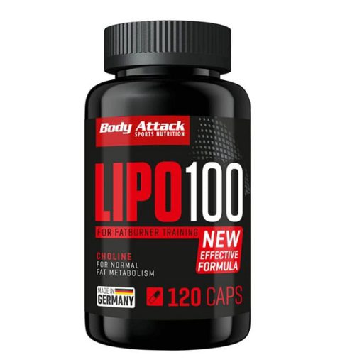 چربی سوزی لیپو 100 بادی اتک 120عددی  BODY ATTACK LIPO 100