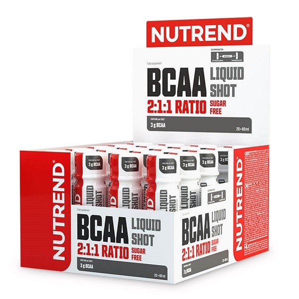 بی سی ای ای 2:1:1 مایع ناترند 20 شات 60 میل NUTREND BCAA SHOT