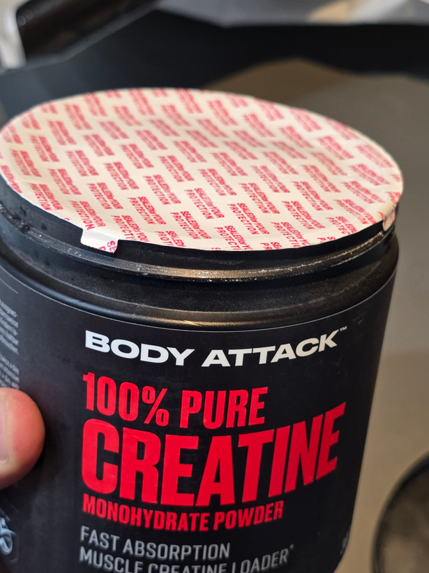 کراتین بادی اتک 300 گرمی (لاین اصلی آلمان و غیر اماراتی) BODY ATTACK 100% PURE CREATINE