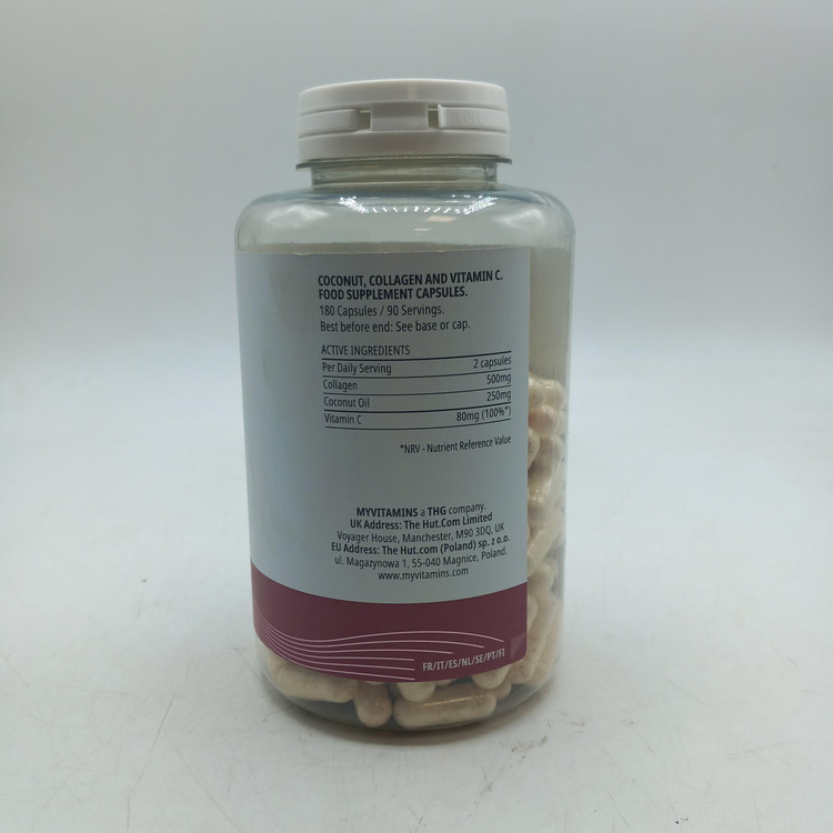کوکونات کلاژن مای ویتامینز 180 عددی | Myvitamins Coconut Collagen