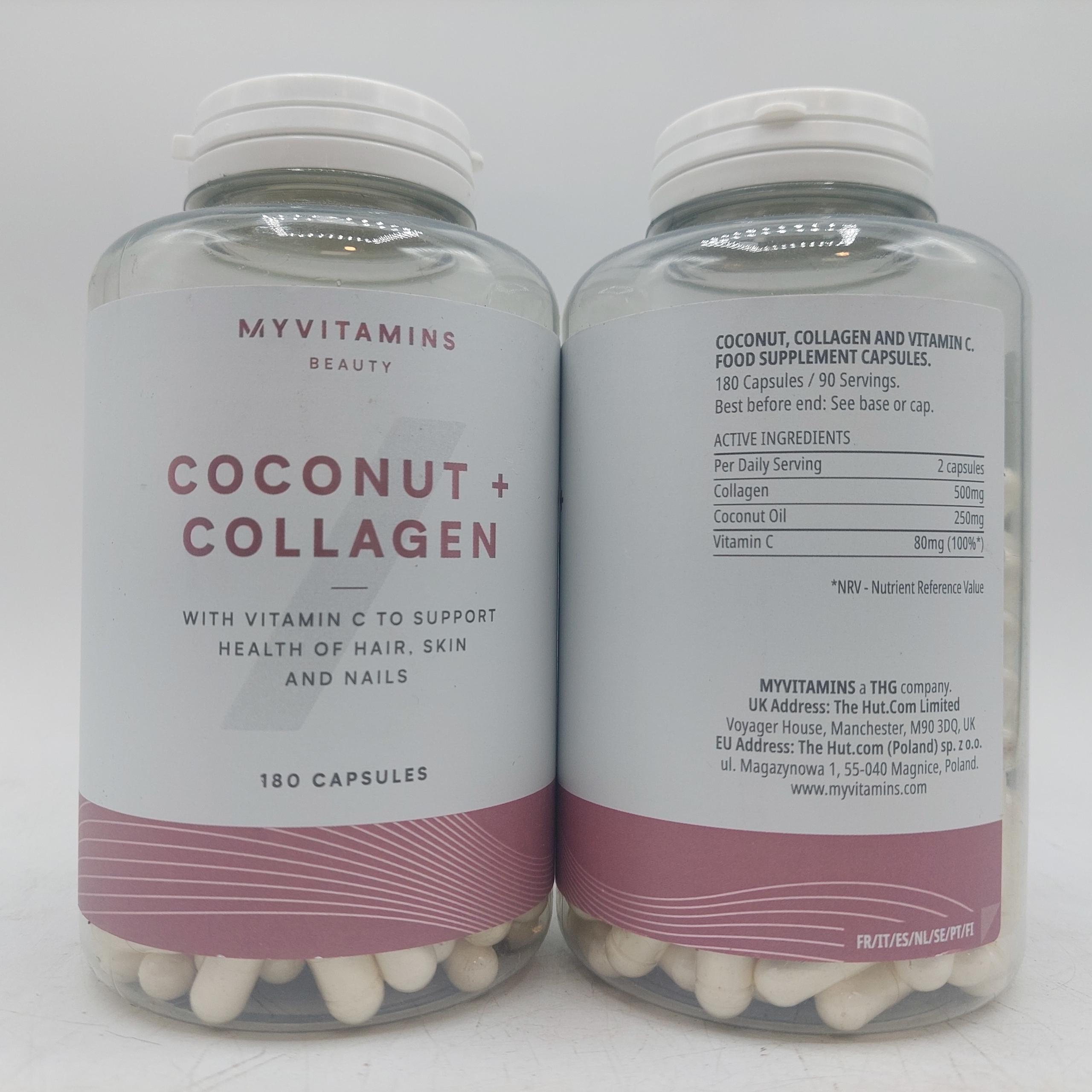 کوکونات کلاژن مای ویتامینز 180 عددی | Myvitamins Coconut Collagen