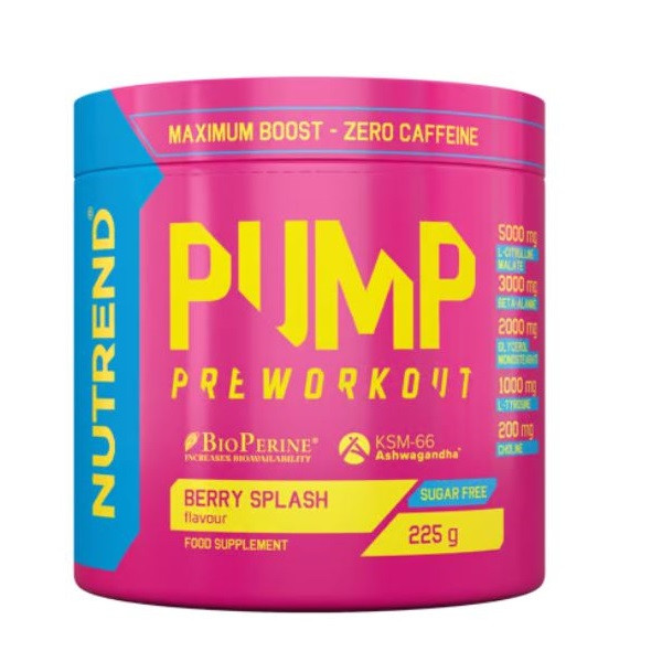 پمپ بدون کافئین ناترند 225 گرمیNutrend Pump