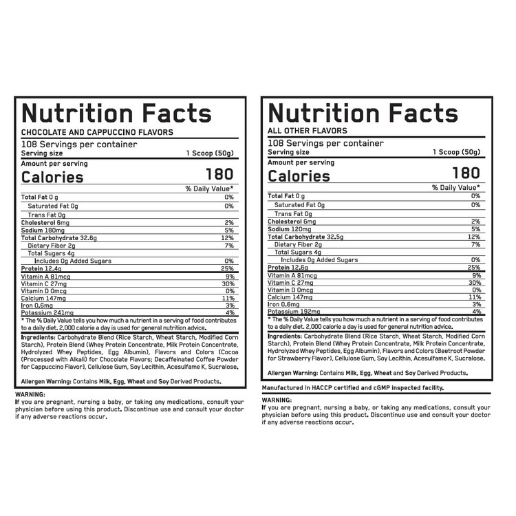 لین مس بیلد اوربیلد 54 سروینگ - Everbuild 100% LEAN MASS BUILD