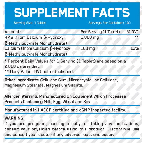 اچ ام بی اوربیلد Everbuild Nutrition HMB
