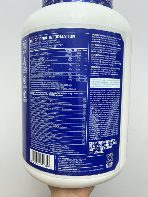 پروتئین وی ایزوله یو اس ان | USN IsoPro 100%
