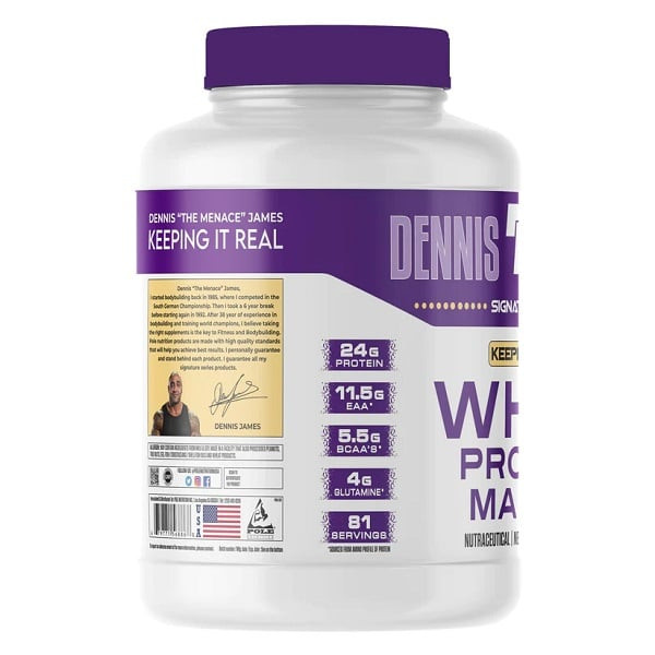 ماتریکس پروتئین وی دنیس جیمز Dennis James Whey Protein Matrix