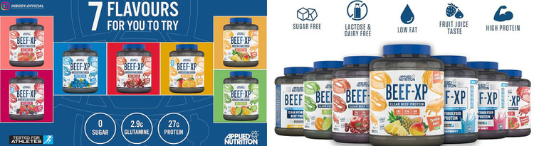 پروتئین بیف XP اپلاید نوتریشن 1800 گرم | Applied Nutrition Beef XP
