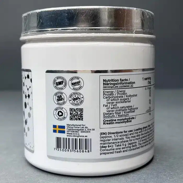 کراتین مونوهیدرات وایکینگ فورس ۳۰۰ گرم | Viking Creatine Monohydrate