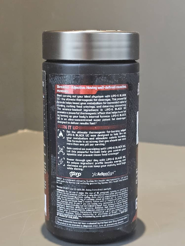 خرید لیپوسیکس بلک اولترا ناترکس 60 کپسول (ضمانت اورجینال) Nutrex Lipo-6 Black Ultra