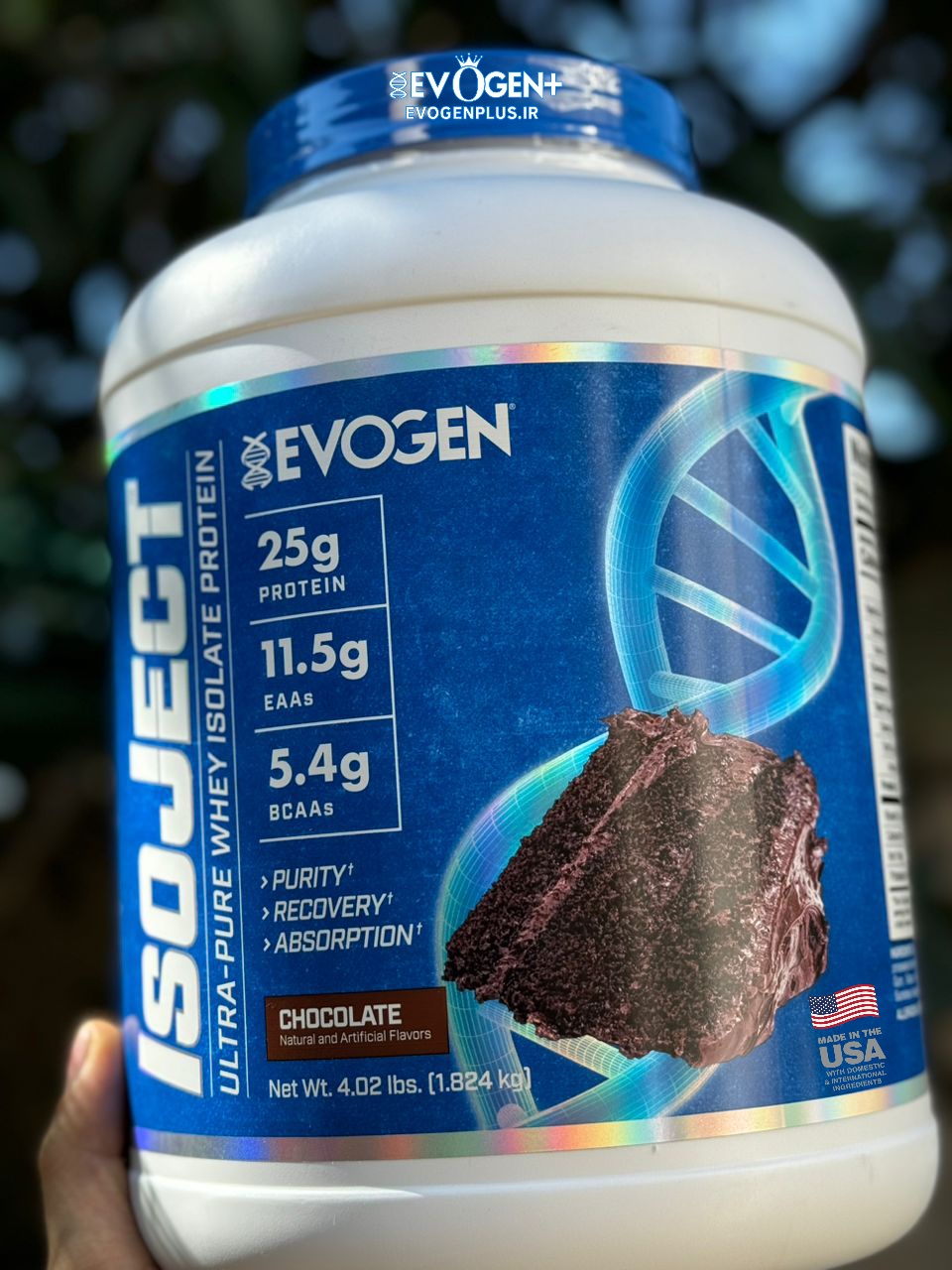 پروتئین وی ایزوله ایزوجکت ایوژن 1800 گرم Evogen Isoject Whey Isolate
