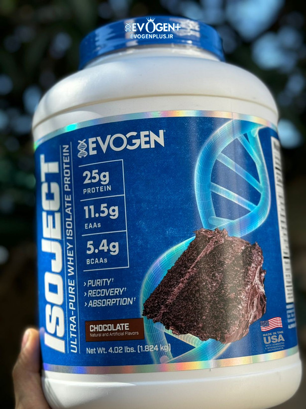 پروتئین وی ایزوله ایزوجکت ایوژن 1800 گرم Evogen Isoject Whey Isolate