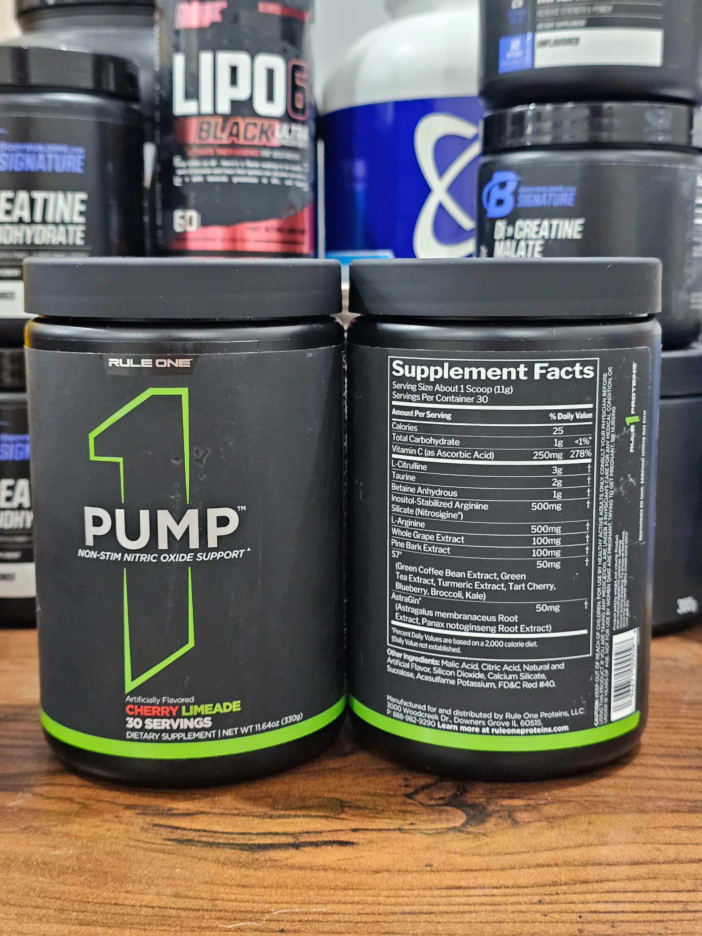 پمپ بدون کافئین رول وان – Rule One Pump Nitric Oxide Booster