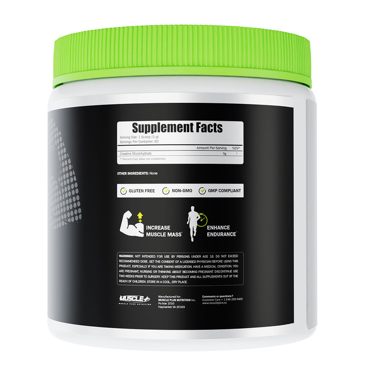 کراتین مونوهیدرات ماسل پلاس | Muscle Plus Creatine | افزایش قدرت و حجم عضلانی