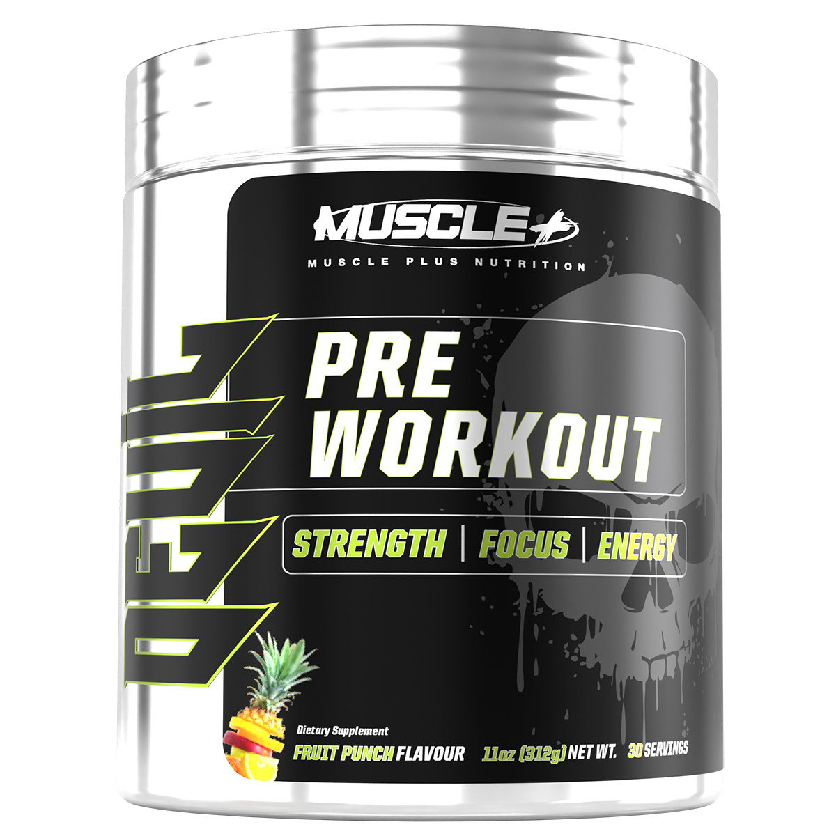Muscle Plus Nutrition Devil+ Pre Workout – پمپ و پری‌ورک‌اوت دویل پلاس ماسل پلاس نوتریشن (۳۰ سروینگ)