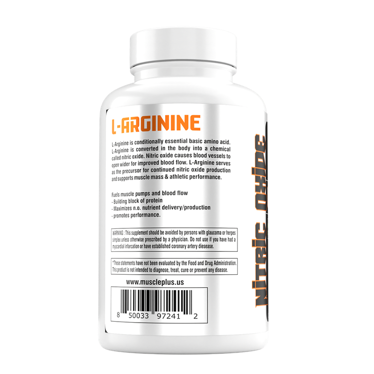 Muscle Plus L-Arginine 1000 mg – قرص ال-آرژنین ماسل پلاس 1000 میلیگرم (180 عددی)