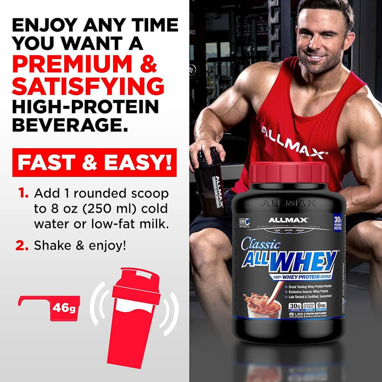 پروتئین وی آلمکس کلاسیک آل وی ۲.۲۷ کیلوگرم (ALLMAX Classic AllWhey 5lb)