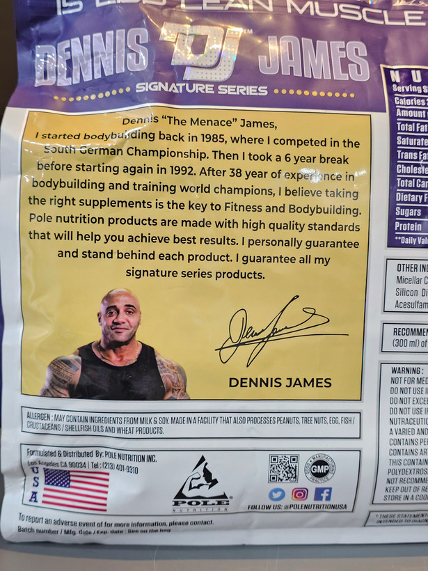 مس گینر دنیس جیمز 7 کیلویی | Dennis James Lean Muscle Mass Gainer