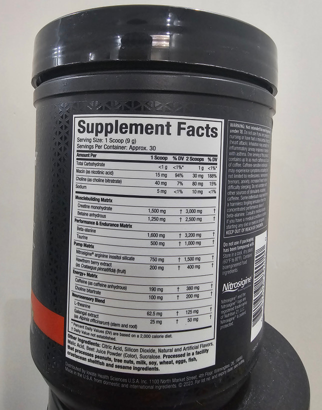 پمپ ویپر X5 ماسل تک | MuscleTech Vapor X5 Pre Workout