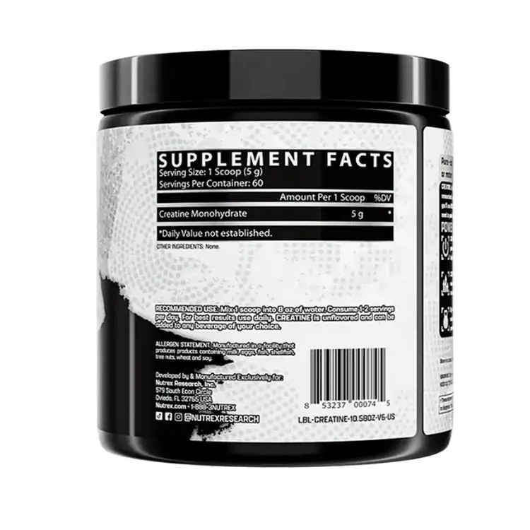 کراتین مونوهیدرات ناترکس 300 گرم | Nutrex Creatine Monohydrate