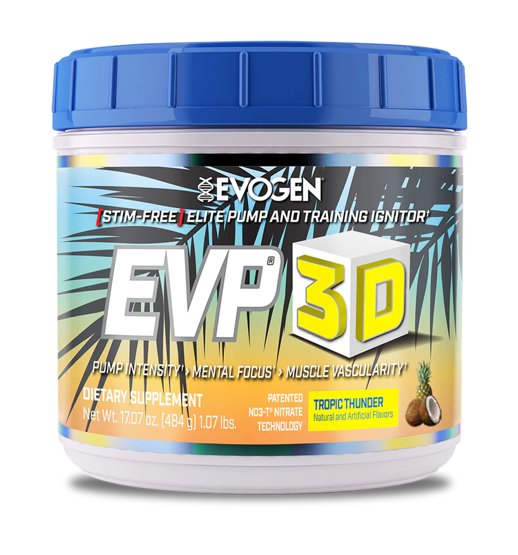 پودر پمپ ایوژن EVP 3D بدون کافئین وزن ۵۰۰ گرم