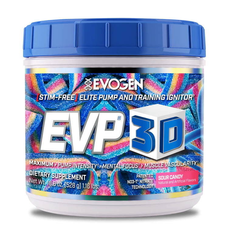 پودر پمپ ایوژن EVP 3D بدون کافئین وزن ۵۰۰ گرم
